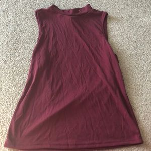Maroon tank top